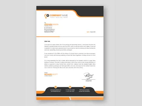 Letter Head Design